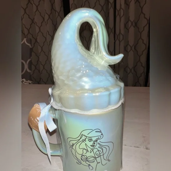 Disney Rae Dunn Little Mermaid Ariel Coffee Mug Cup - Picture 2 of 2